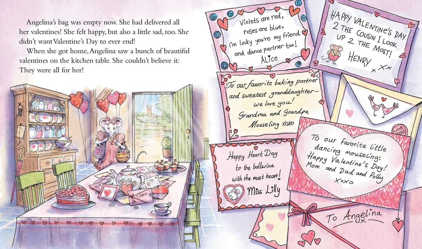 Angelina and the Valentine's Day Surprise by Katharine Holabird: Paper Over Board; 18 pages / English