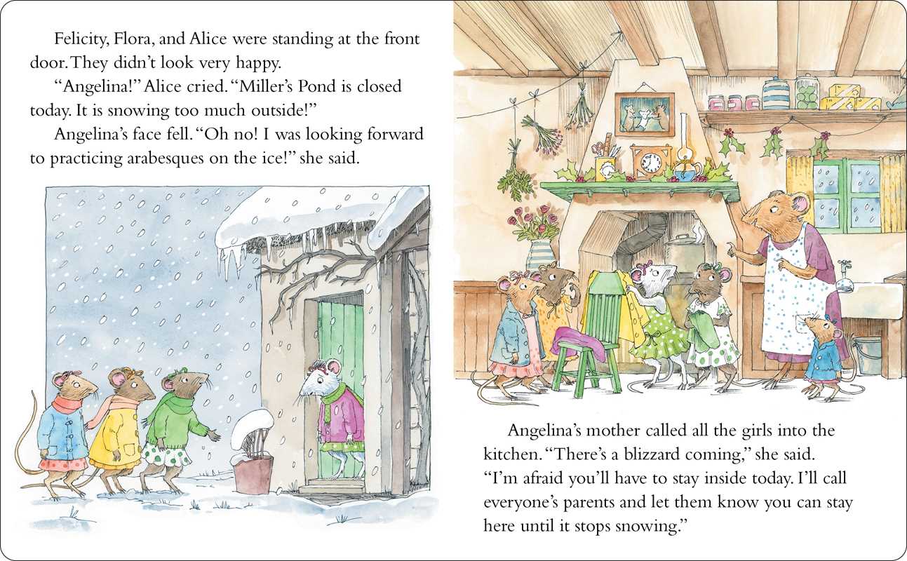 Angelina Ballerina Loves Ice-Skating! by Katharine Holabird: Board Books; 22 pages / English