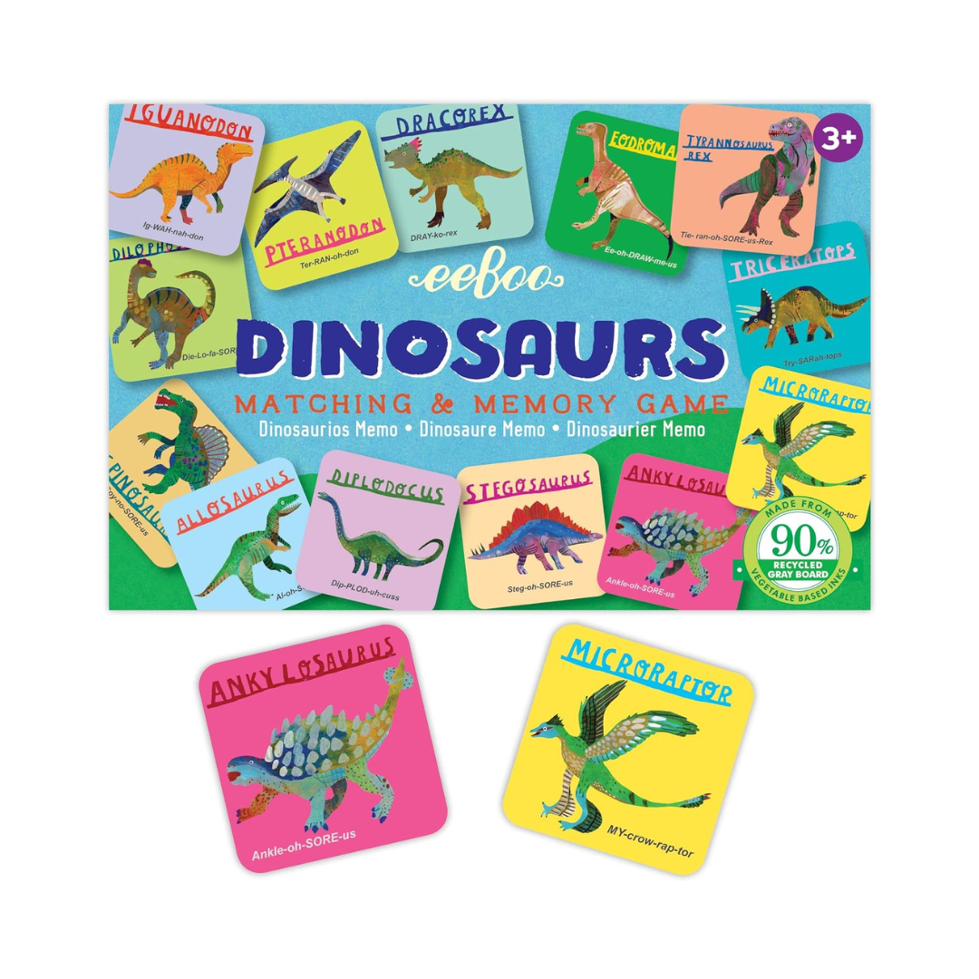 Dinosaur Memory Matching Game