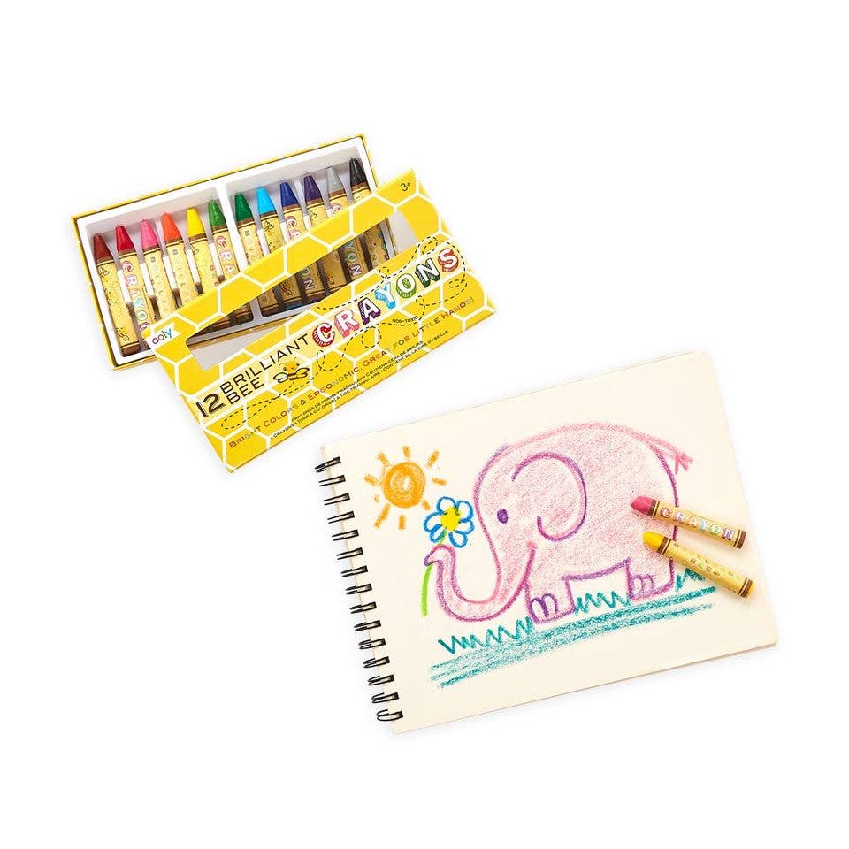 Brilliant Bee Crayons- Set of 12