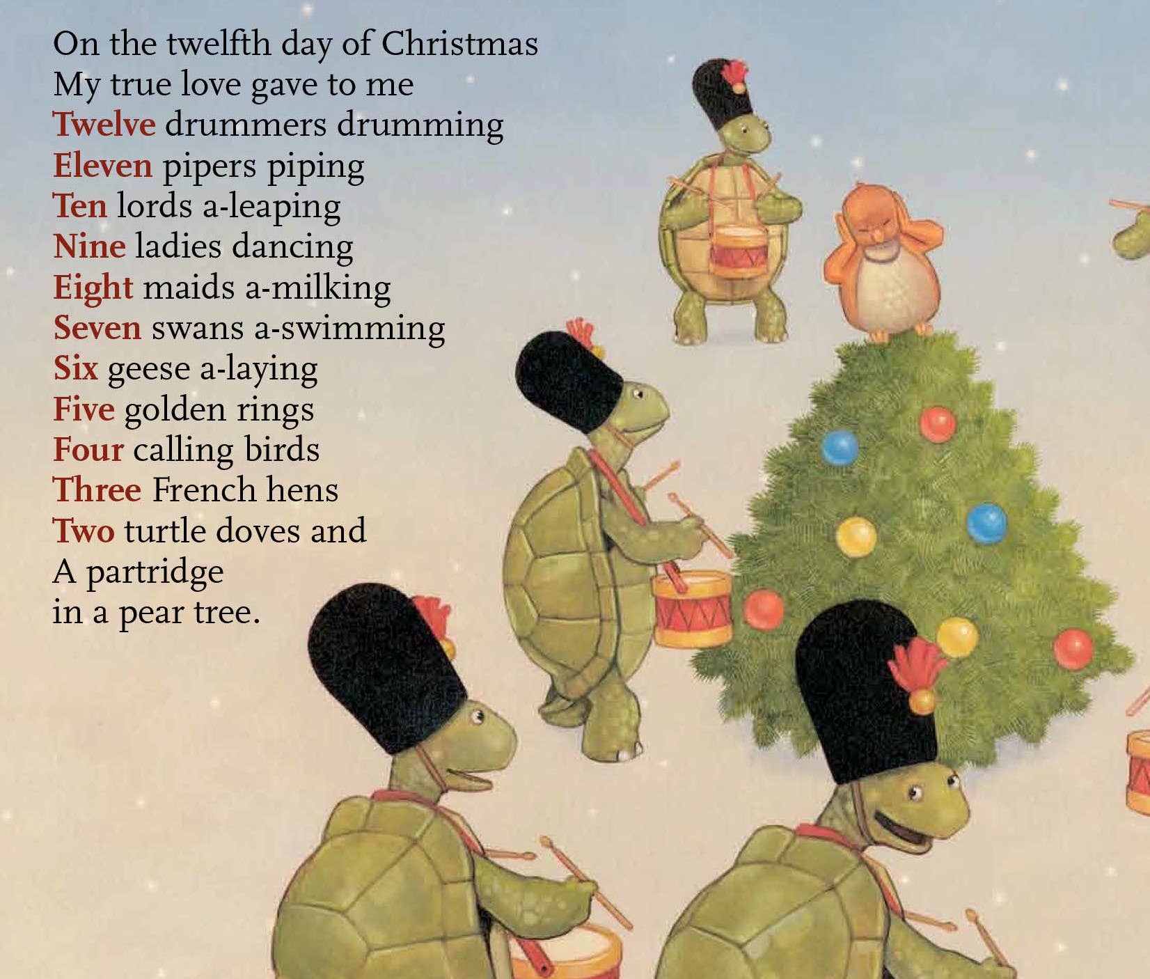 The Twelve Days of Christmas picture book