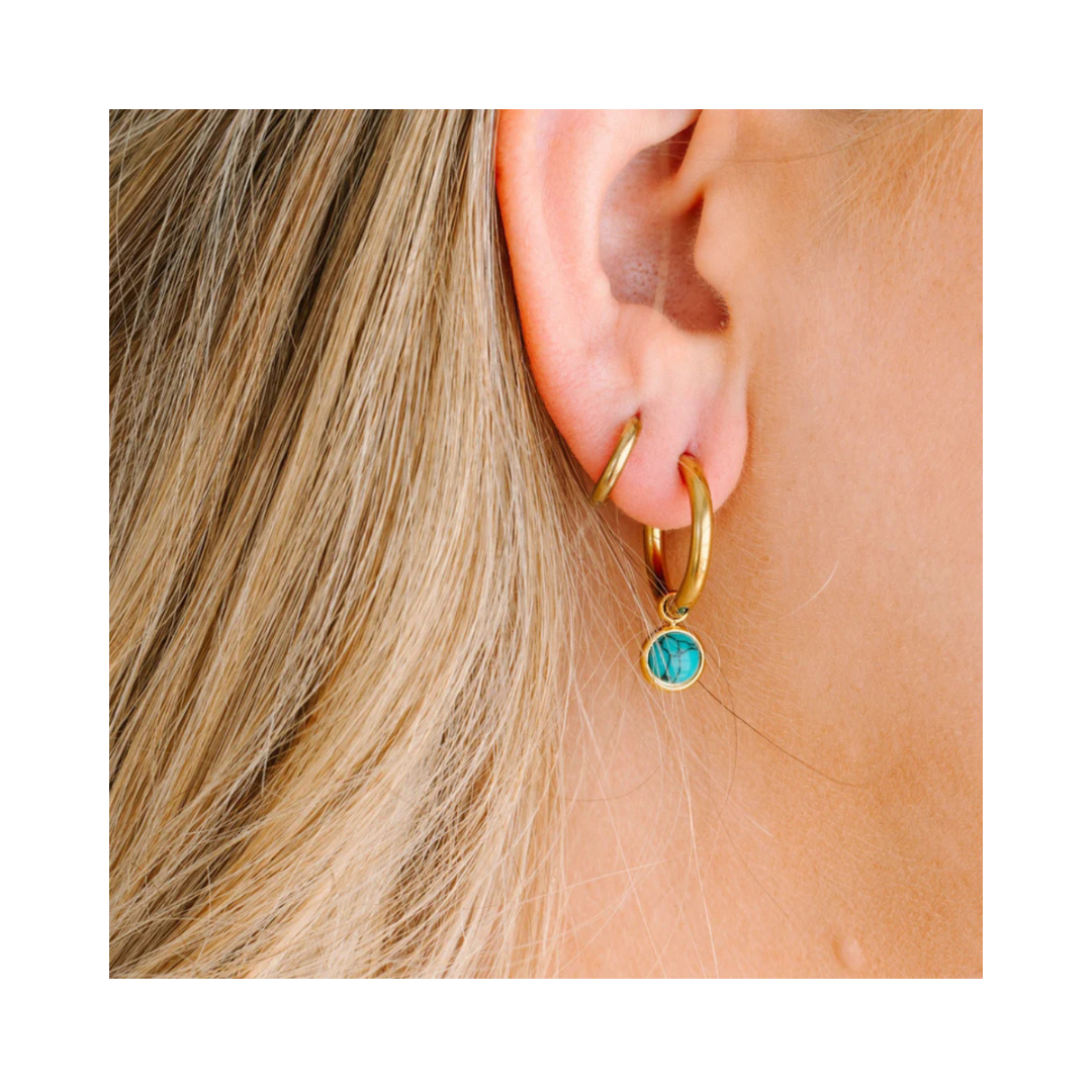 Turquoise Earring Charms