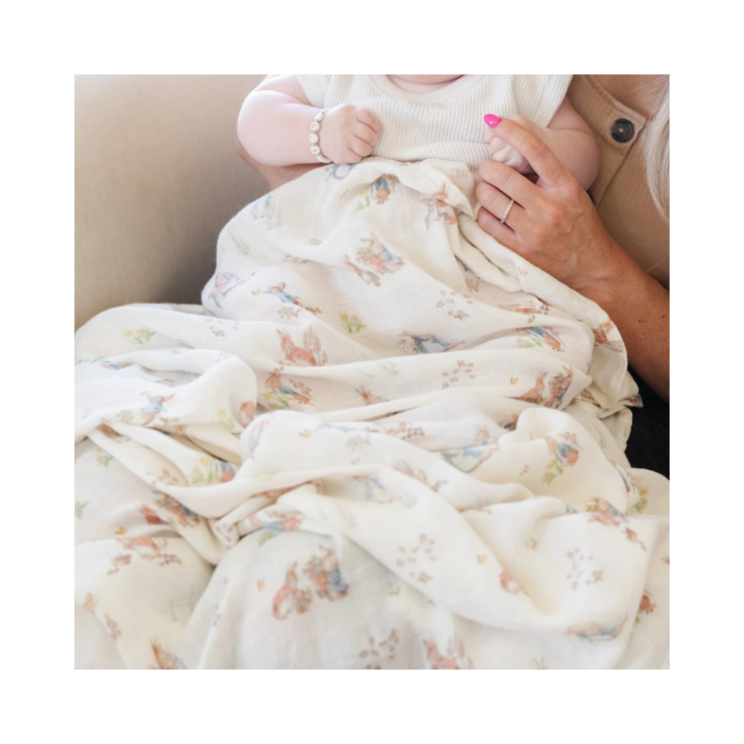 Peter Rabbit Swaddle Set 2 pk Girl Pink