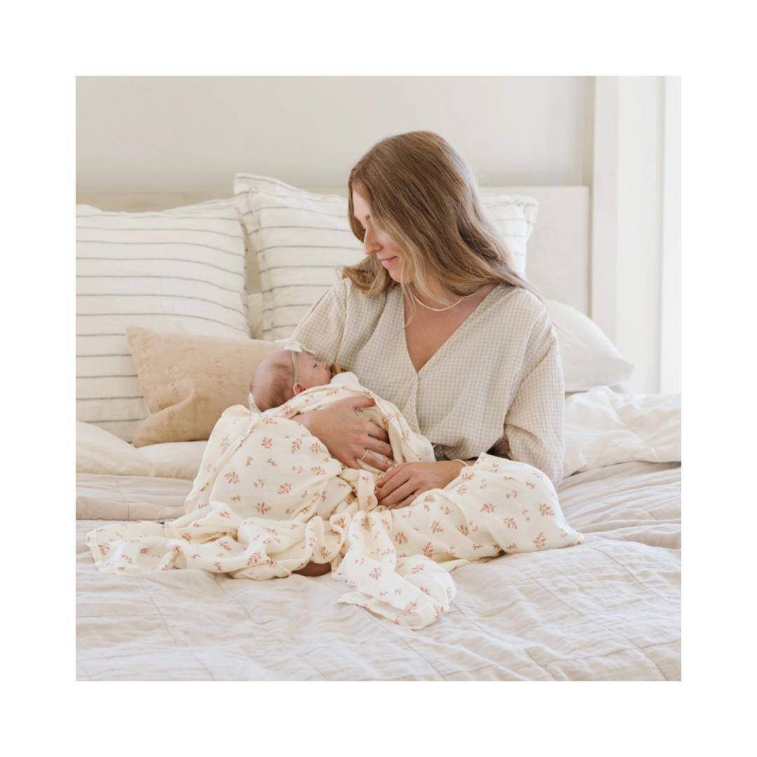 Floret Swaddle Blanket