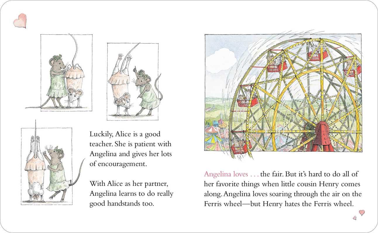 Angelina Loves by Katharine Holabird: Board Books; 22 pages / English